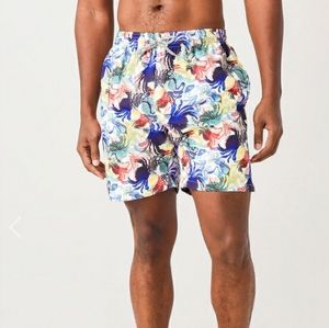 Michael's Crab Patterned Swim Shorts, Size youth XL.